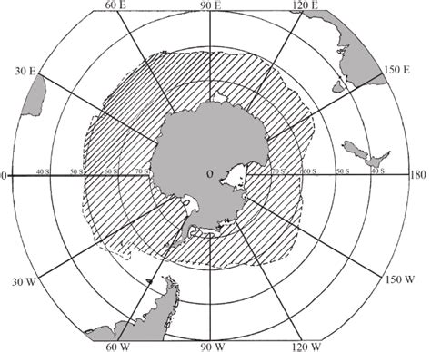 2. Distribution of Antarctic krill (Modified from Kirkwood, 1984 ...