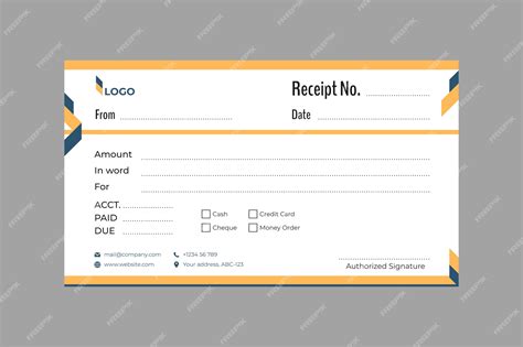 Free Vector | Flat design receipt book template