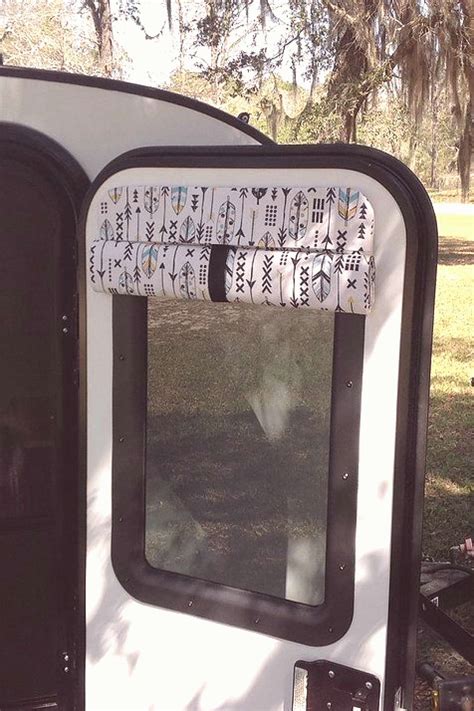 Insulated Camper Shade for windows door windows up to 19W Arrows Feathers Talona Rus | Camper ...