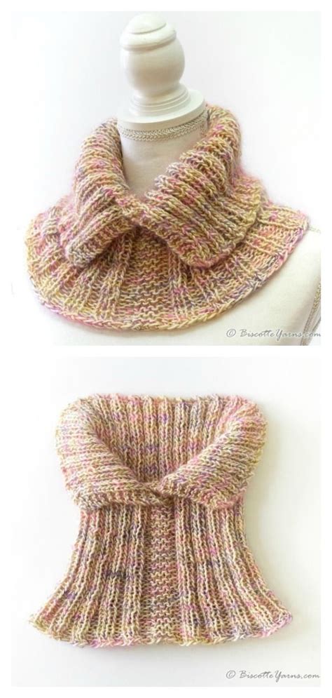 10 easy neck warmer free knitting pattern – Artofit