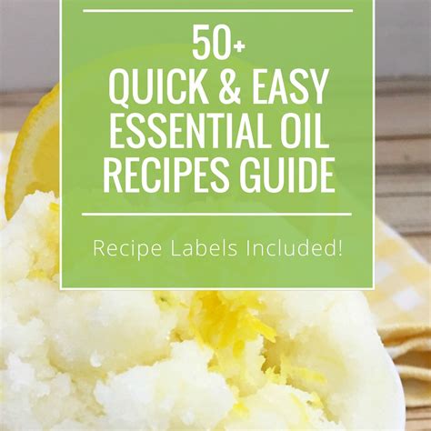 DIY GUIDE: 50+ Free Essential Oil Recipes That Are Quick & Easy – Loving Essential Oils