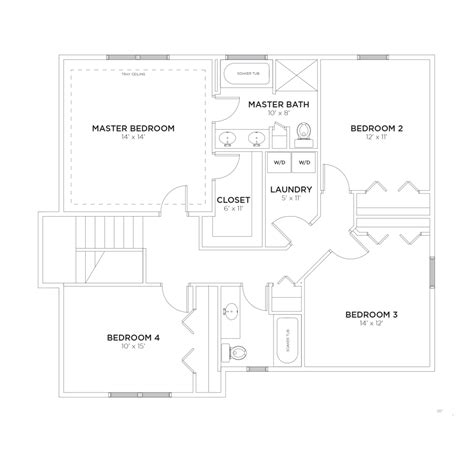 Frederick Floor Plan - Silverthorne Homebuilders | Floor plans, New ...