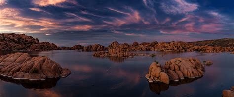 Watson Lake Sunset [6880x2880] : r/WidescreenWallpaper