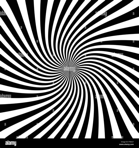 Black and White Sunburst Swirl Background Stock Vector Art & Illustration, Vector Image ...