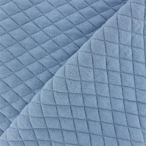 Quilted fabric single-sided diamond - Niagara Blue - MPM