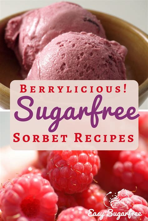Sugar-Free Sorbet Recipes
