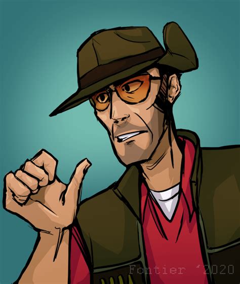 Tried drawing sniper in the TF2 comic style-- : r/tf2