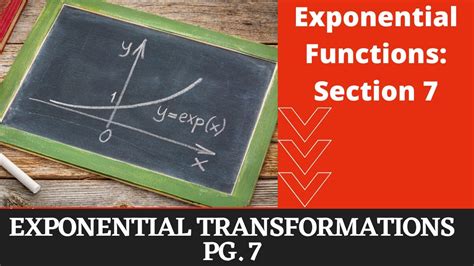 Exponential Transformations: Pg. 7 - YouTube