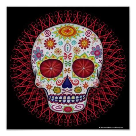 day of the dead art | Day of the Dead Poster / Fine Art Print from ...