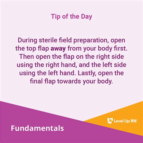 Sterile Field Preparation - LevelUpRN