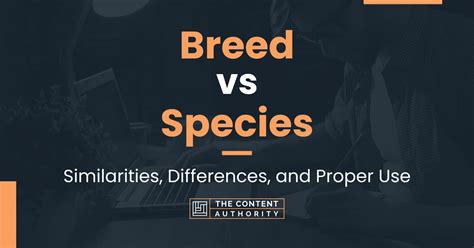 Breed vs Species: Similarities, Differences, and Proper Use