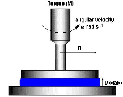 3. Principle of Rheometer with Parallel Plate System. | Download Scientific Diagram