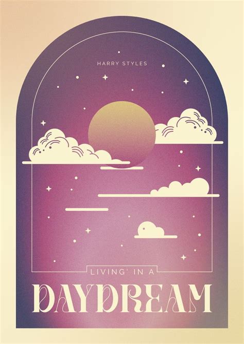 Daydreaming - Harry Styles | Póster de tipografía, Decoración de unas, One direction divertidos