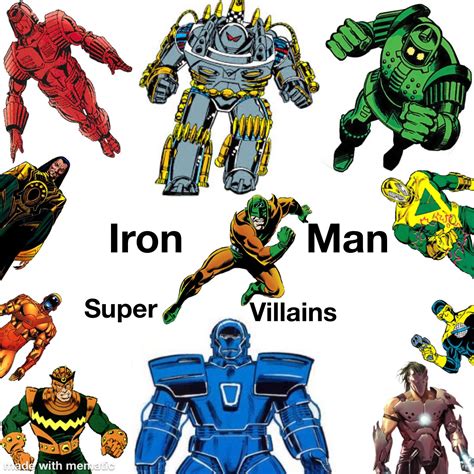 Iron Man Super Villains by Incesticide1992 on DeviantArt