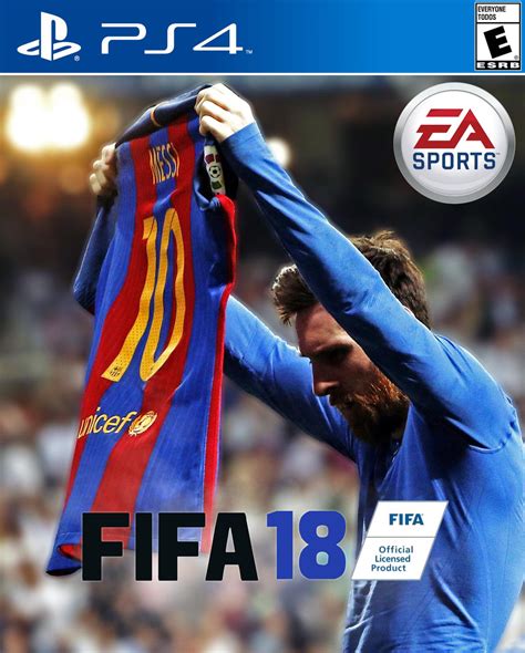 Fifa 18 - Messi custom cover PS4 by RicardoRodrigues92 on DeviantArt