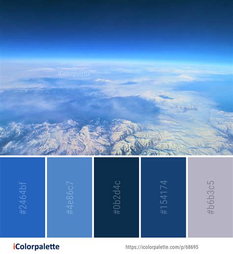 Color Palette Ideas from Atmosphere Sky Horizon Image | iColorpalette