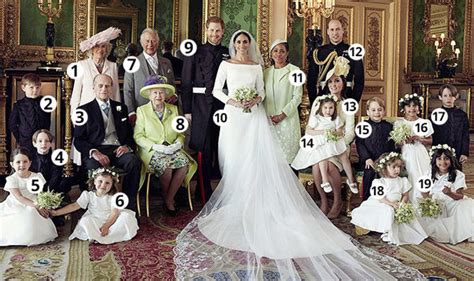 Royal Wedding: Meghan Markle and Prince Harry's official pictures: Who ...