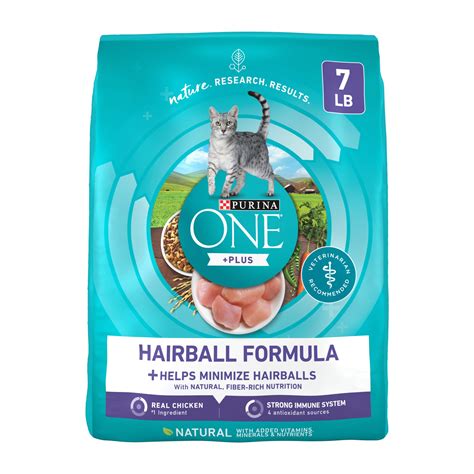 Purina ONE Hairball Formula and Control +PLUS Natural Dry Cat Food,