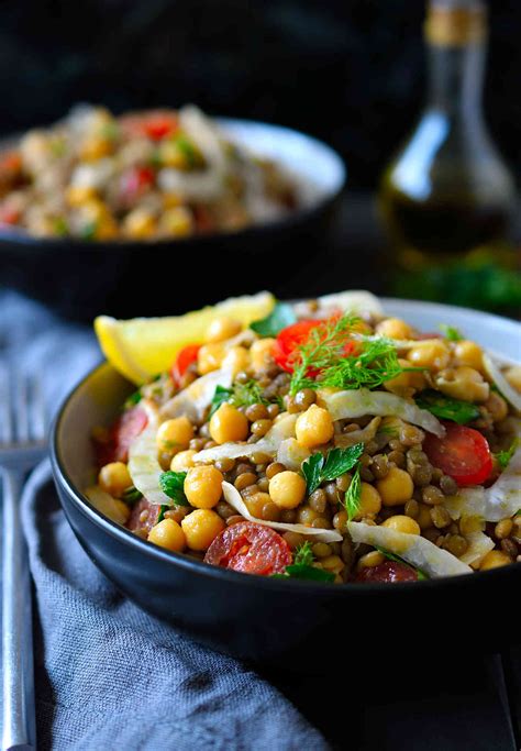 Bean and Lentil Salad Recipe - The Stingy Vegan