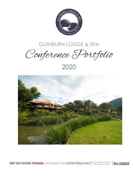 (PDF) GLENBURN LODGE & SPA Conference Portfolio€¦ · Teambuilding & Fun ...