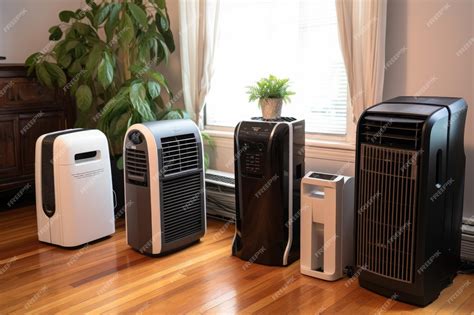 Premium AI Image | Comparing traditional and smart air conditioner units