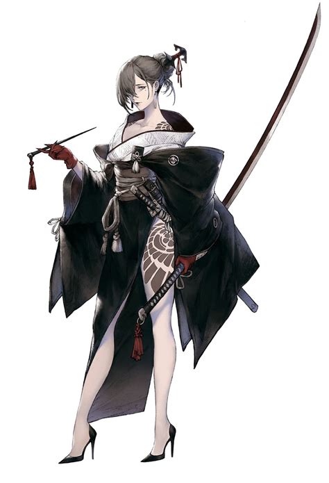 Akeha, the Assassin Art - NieR Reincarnation Art Gallery Female ...