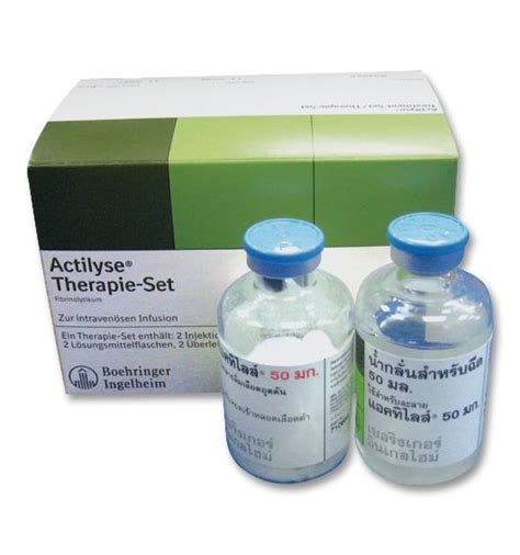 Actilyse Dosage & Drug Information | MIMS Thailand