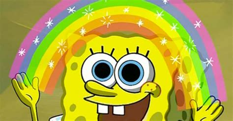 Spongebob Squarepants Rainbow Meme