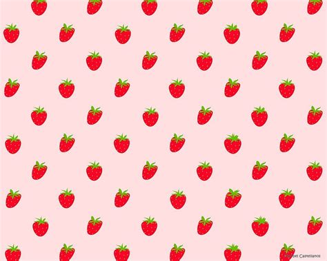 Cartoon Strawberries Wallpaper