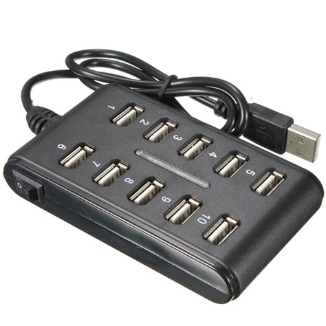 High Speed 480 Mbps Usb 2.0 Hub 10 Poorten Multi P... – Grandado