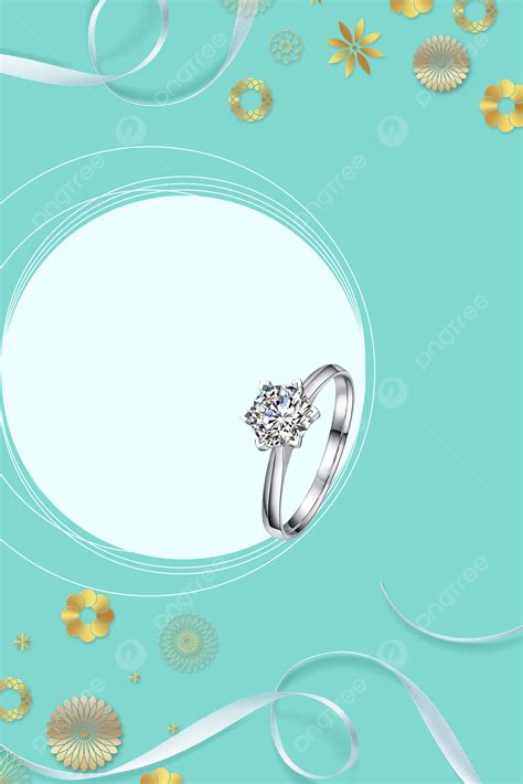 Beautiful Tiffany Blue Ribbon Flower, Tiffany, Blue, Diamond Ring Background Image for Free Download