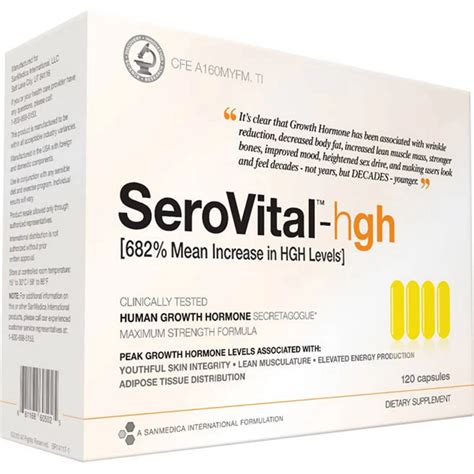 Serovital Human Growth Hormone (hgh) Dietary Supplement | Hand & Body ...