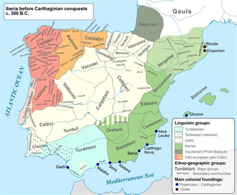 Iberia before Carthaginian conquests c. 300 BC : r/europe