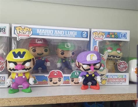 All of my custom Mario Funko Pops! Who should I make next? I'm thinking maybe Flame Mario ...