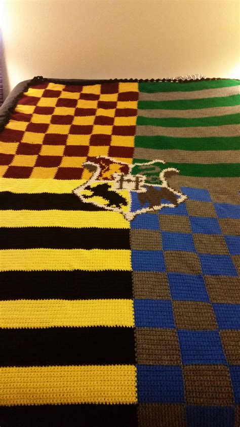 Harry Potter Crochet Blanket Free Pattern Harry Potter Initials ...