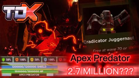 TDX APEX PREDATOR WITH 2.7 MILLION HP?????? - YouTube