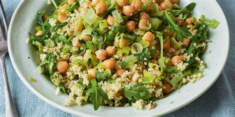 Lemony leek and chickpea salad — Co-op