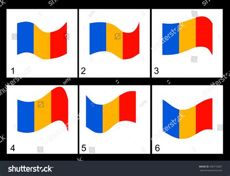 Animation Rumanian Flag Vector Frame Stock Vector (Royalty Free) 336710207 | Shutterstock