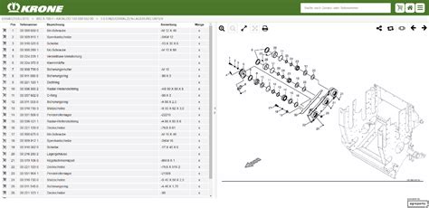 Spare Parts Catalogue | Agroparts Agriculture Tools | KRONE UK