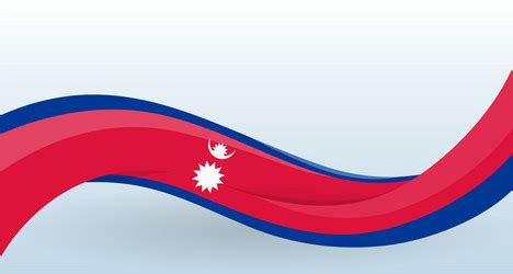 Nepal Flag Waving Vector Images (over 280)