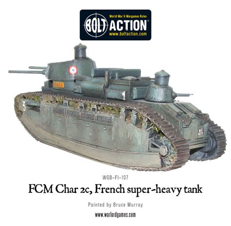 Char 2c FCM – Bolt Action French Superheavy Tank | Warlord Games