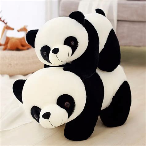 20 70cm 1Pcs Big Panda Stuffed Plush Toy Very Cute Panda Dolls Simulation Panda Good Quality ...