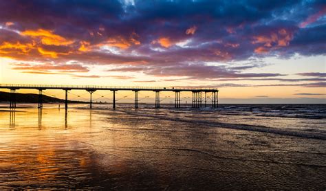 Download free photo of Pier,saltburn,saltburn by the sea,sunset,golden ...