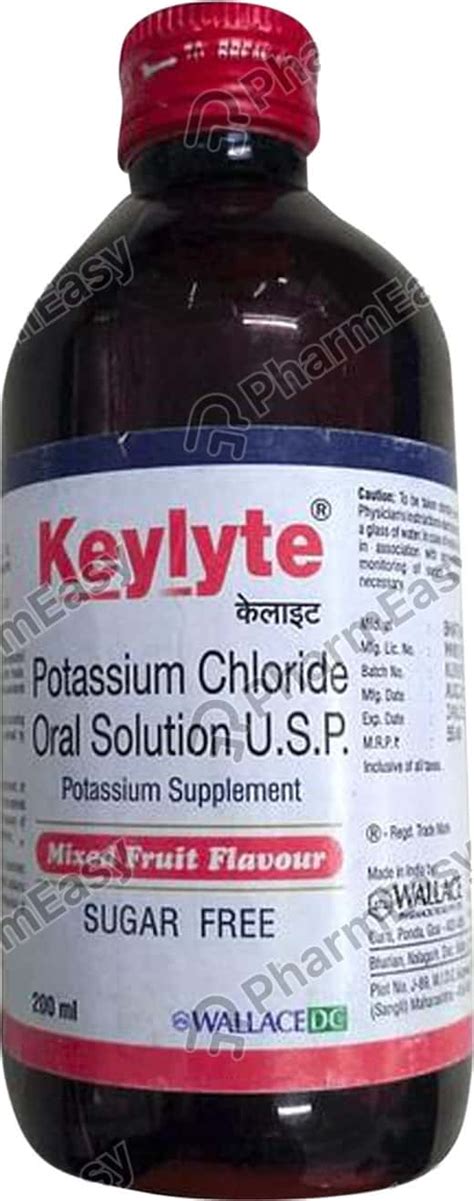 Buy Keylyte 1.5 G Syrup (200) Online at Flat 15% OFF | PharmEasy