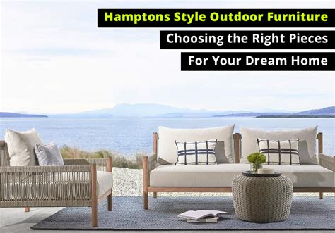 Hamptons Style Outdoor Furniture - French Baroque Collection