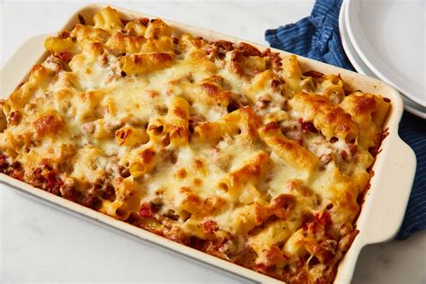 Easy Baked Ziti Recipe With Ground Beef - Diary