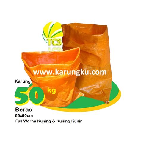 Karung Plastik kuning 50kg (56x90cm) - Pabrik Karung Plastik