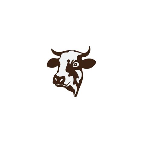 cow logo vector illustration design template. 10415257 Vector Art at ...