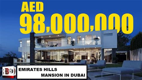 INSIDE A 98 MILLION EMIRATES HILLS BILLIONAIRE MANSION IN DUBAI ...