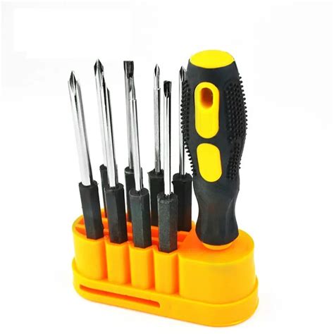 High Quality 10pcs Slotted Star Screwdriver Set Magnetic Slotted Star ...